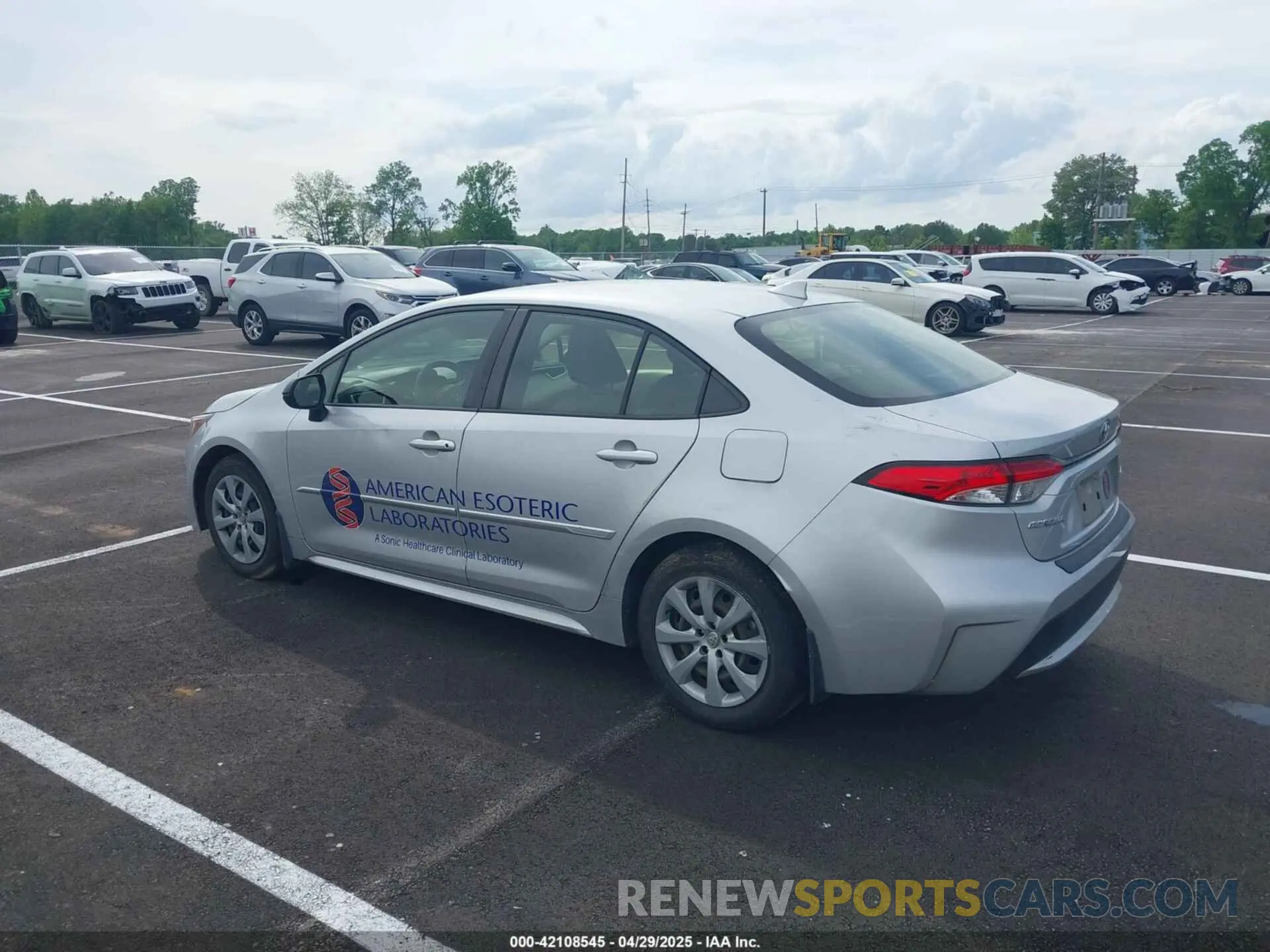 3 fotografías del automóvil dañado JTDEPMAE0NJ202826 TOYOTA COROLLA 2022