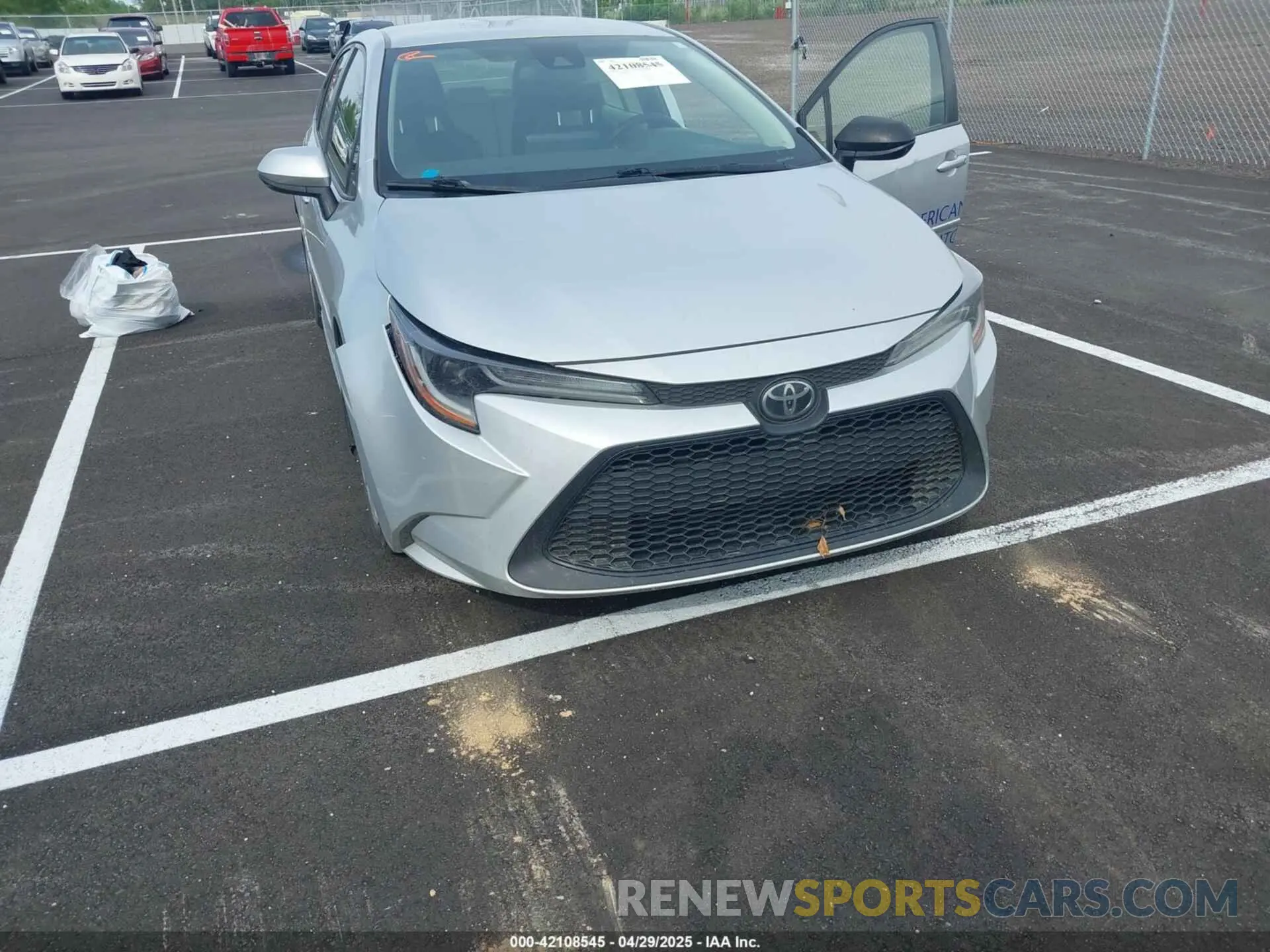 6 fotografías del automóvil dañado JTDEPMAE0NJ202826 TOYOTA COROLLA 2022