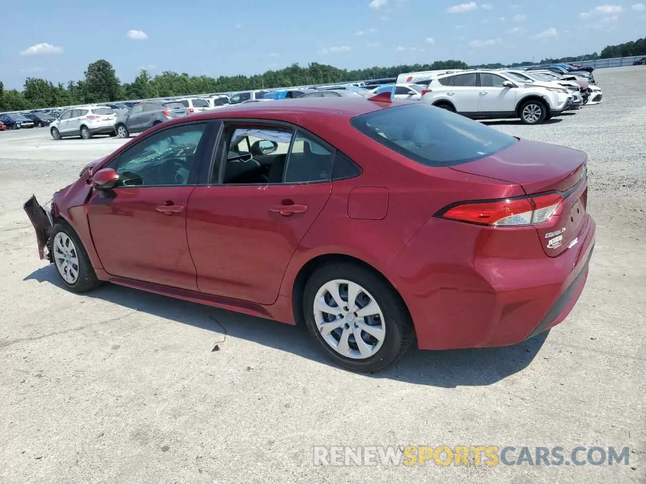 2 fotografías del automóvil dañado JTDEPMAE0NJ211252 TOYOTA COROLLA 2022