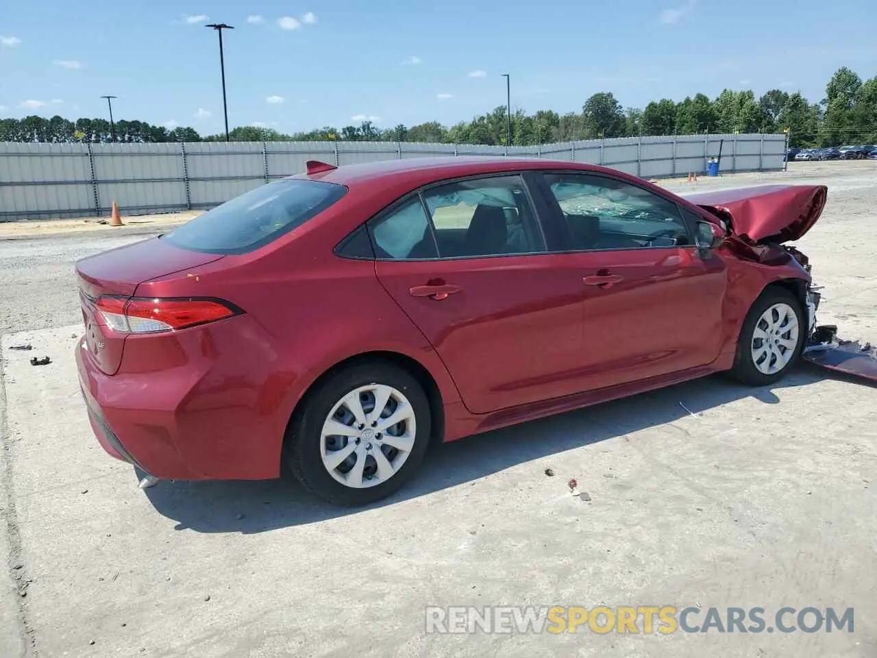 3 fotografías del automóvil dañado JTDEPMAE0NJ211252 TOYOTA COROLLA 2022