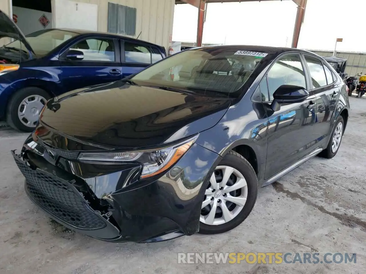 2 fotografías del automóvil dañado JTDEPMAE0NJ215365 TOYOTA COROLLA 2022