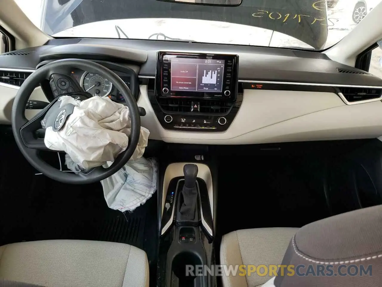 9 fotografías del automóvil dañado JTDEPMAE0NJ215365 TOYOTA COROLLA 2022