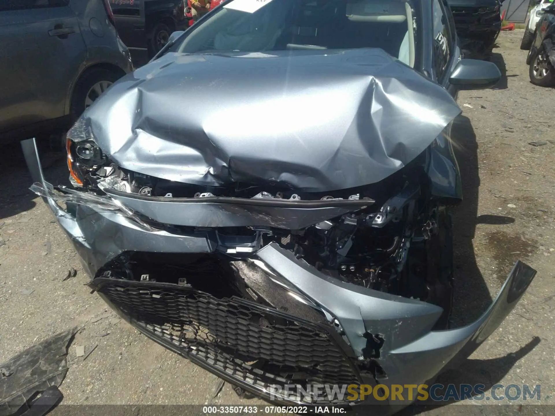 6 fotografías del automóvil dañado JTDEPMAE0NJ223417 TOYOTA COROLLA 2022