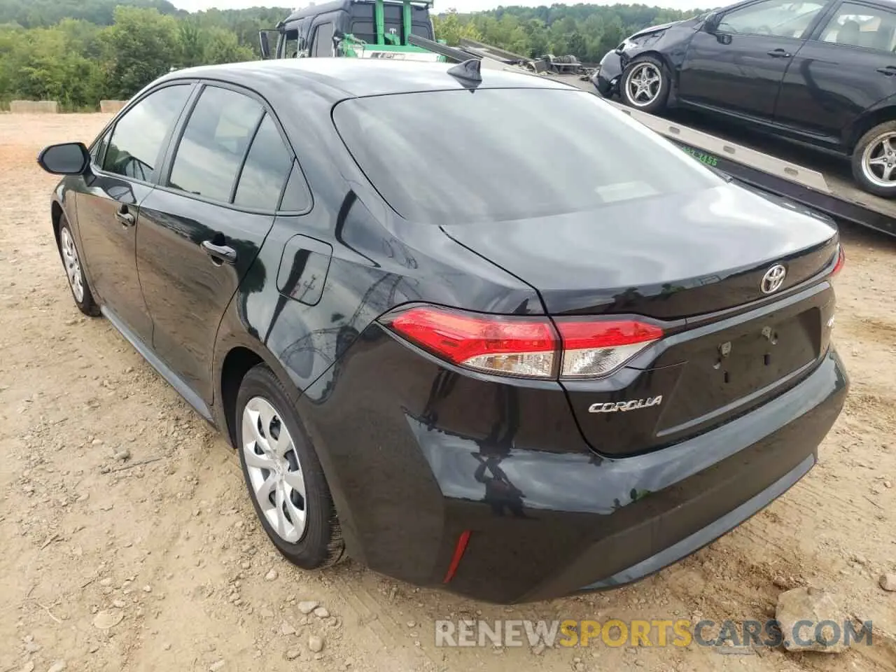 3 fotografías del automóvil dañado JTDEPMAE0NJ225653 TOYOTA COROLLA 2022