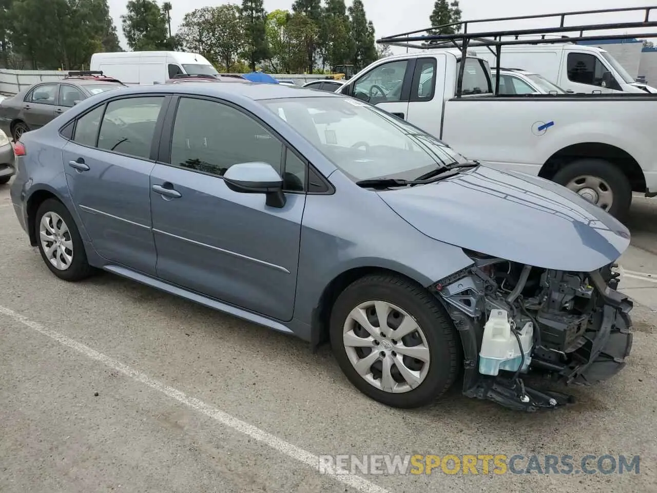 4 fotografías del automóvil dañado JTDEPMAE1N3012537 TOYOTA COROLLA 2022