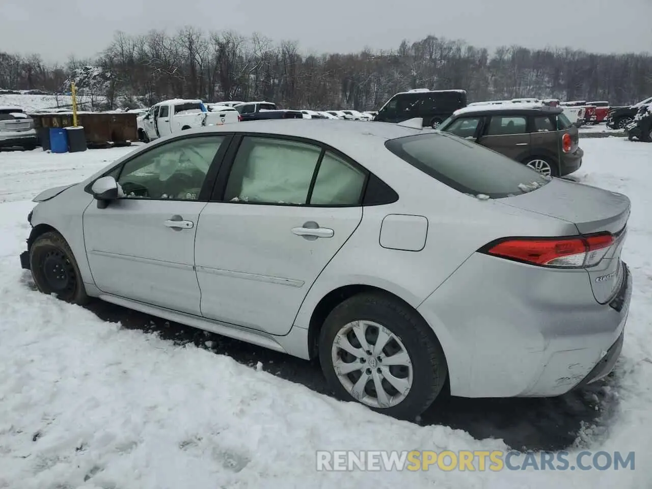 2 fotografías del automóvil dañado JTDEPMAE1N3028768 TOYOTA COROLLA 2022