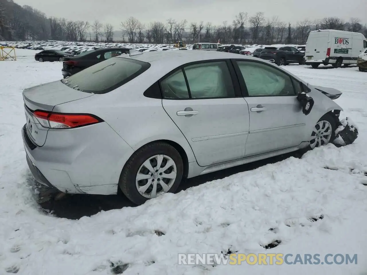 3 fotografías del automóvil dañado JTDEPMAE1N3028768 TOYOTA COROLLA 2022