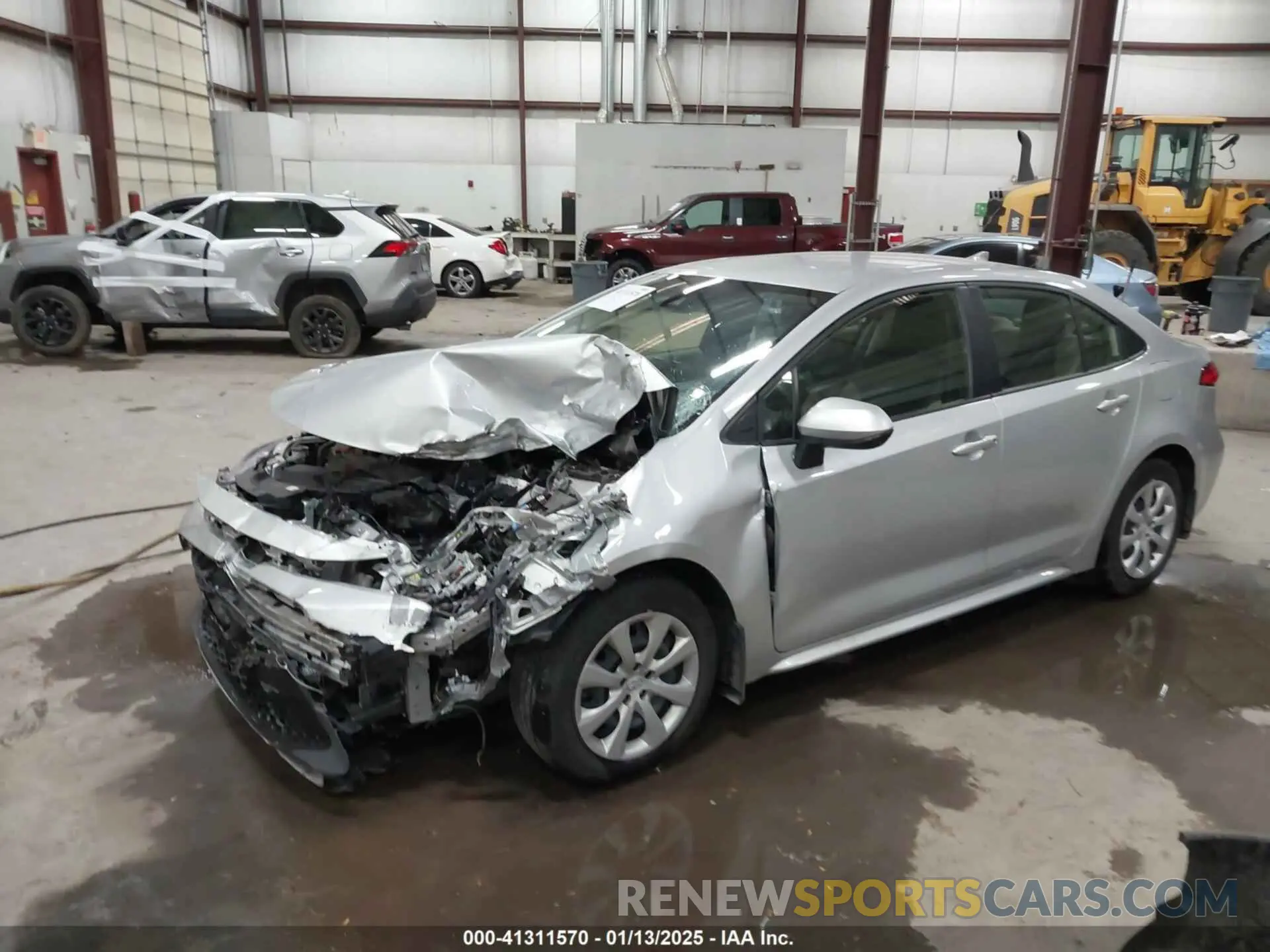 2 fotografías del automóvil dañado JTDEPMAE1N3032545 TOYOTA COROLLA 2022