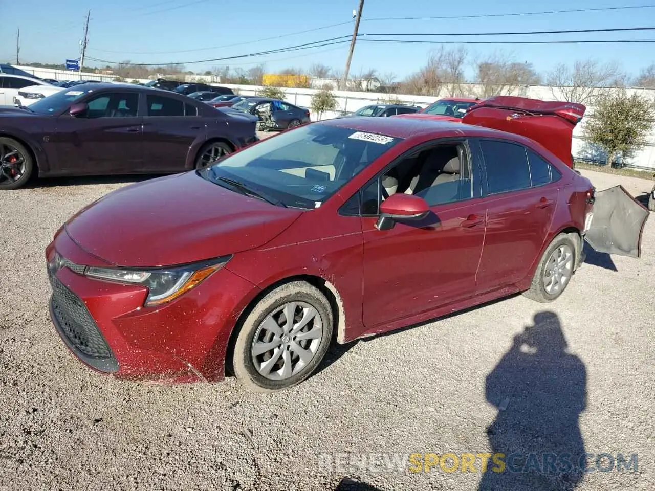 1 fotografías del automóvil dañado JTDEPMAE1NJ191433 TOYOTA COROLLA 2022
