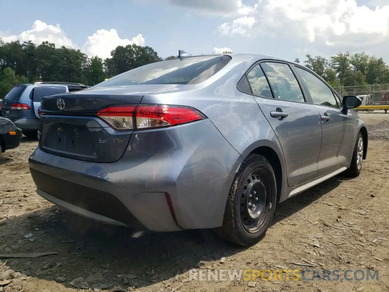 4 fotografías del automóvil dañado JTDEPMAE1NJ193165 TOYOTA COROLLA 2022