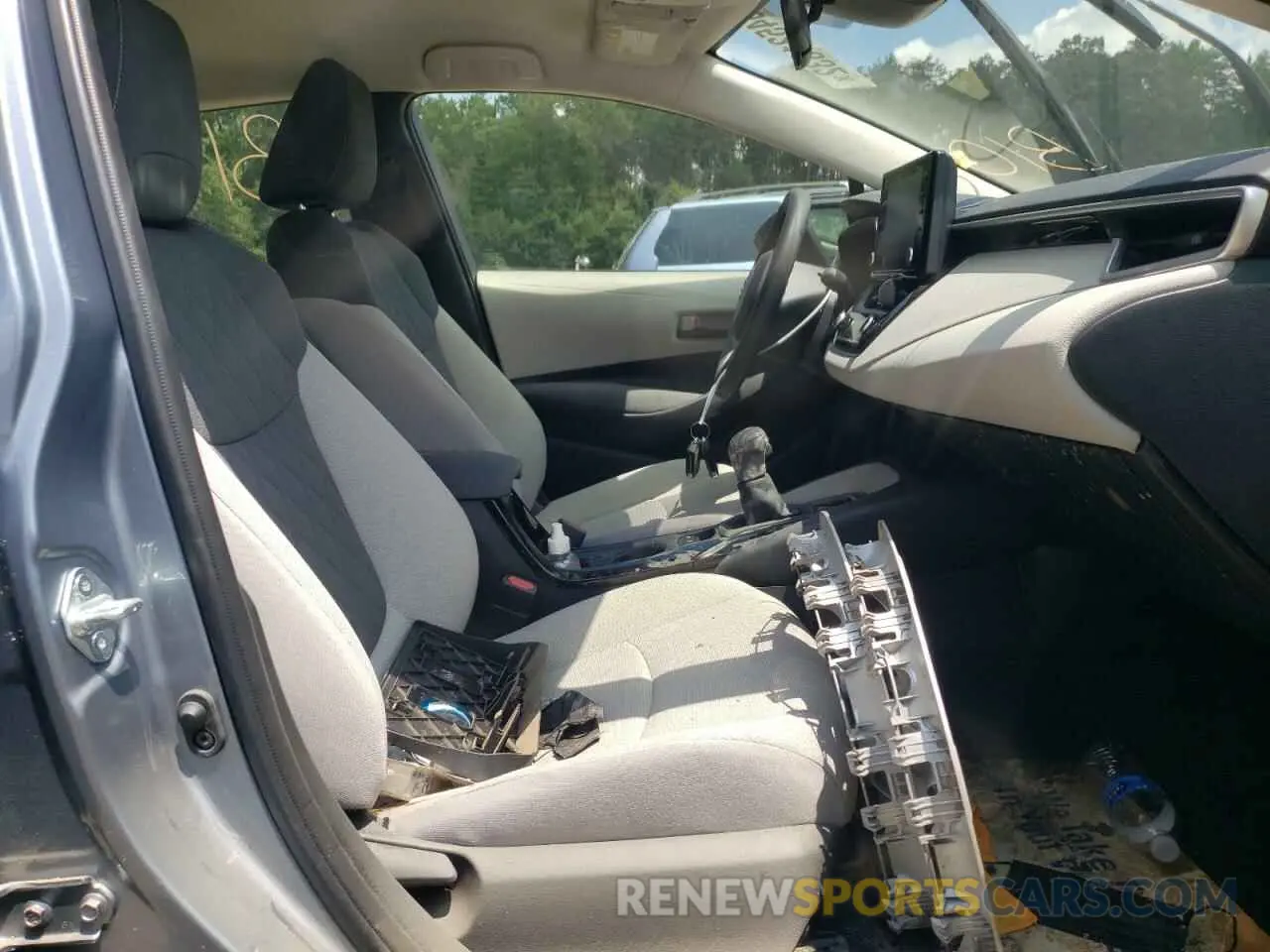 5 fotografías del automóvil dañado JTDEPMAE1NJ193165 TOYOTA COROLLA 2022