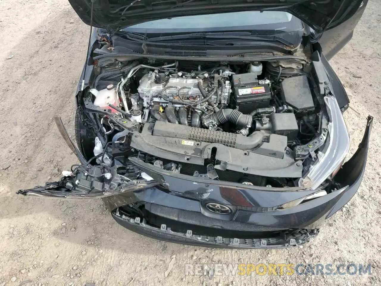 11 fotografías del automóvil dañado JTDEPMAE1NJ193425 TOYOTA COROLLA 2022