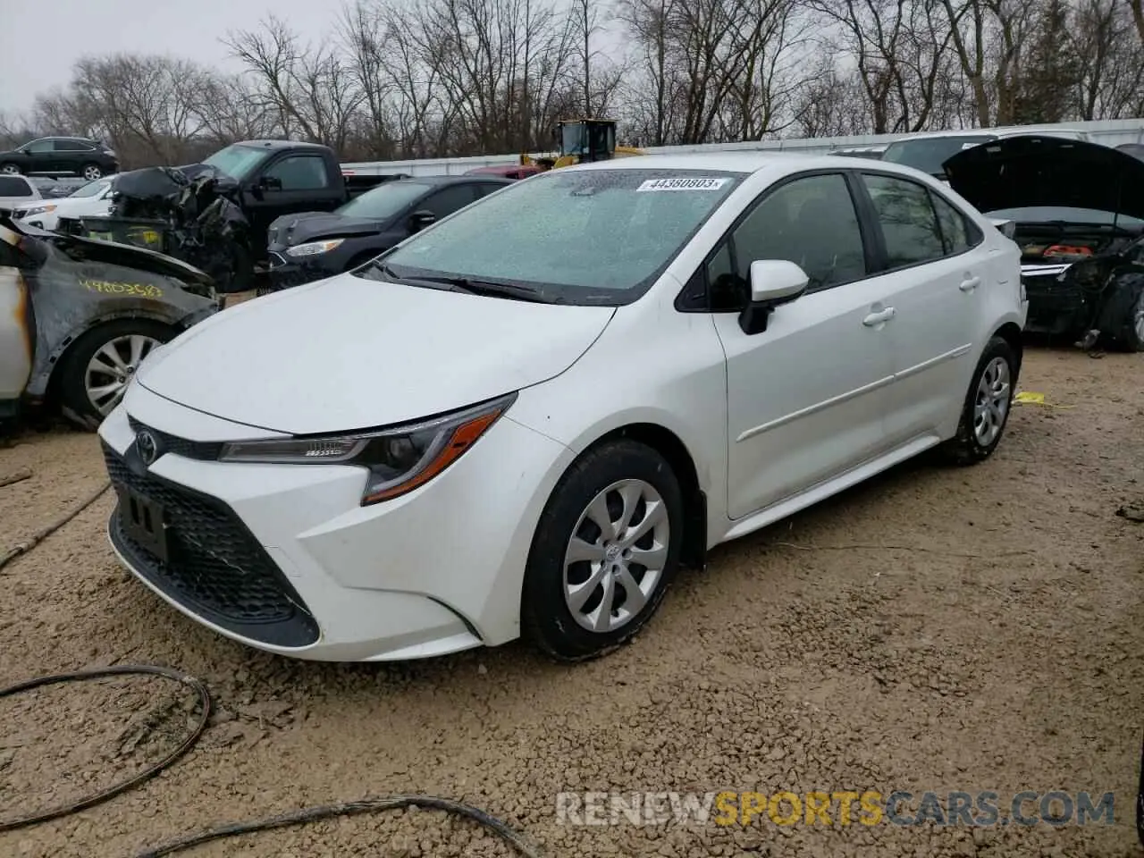 1 fotografías del automóvil dañado JTDEPMAE1NJ194428 TOYOTA COROLLA 2022
