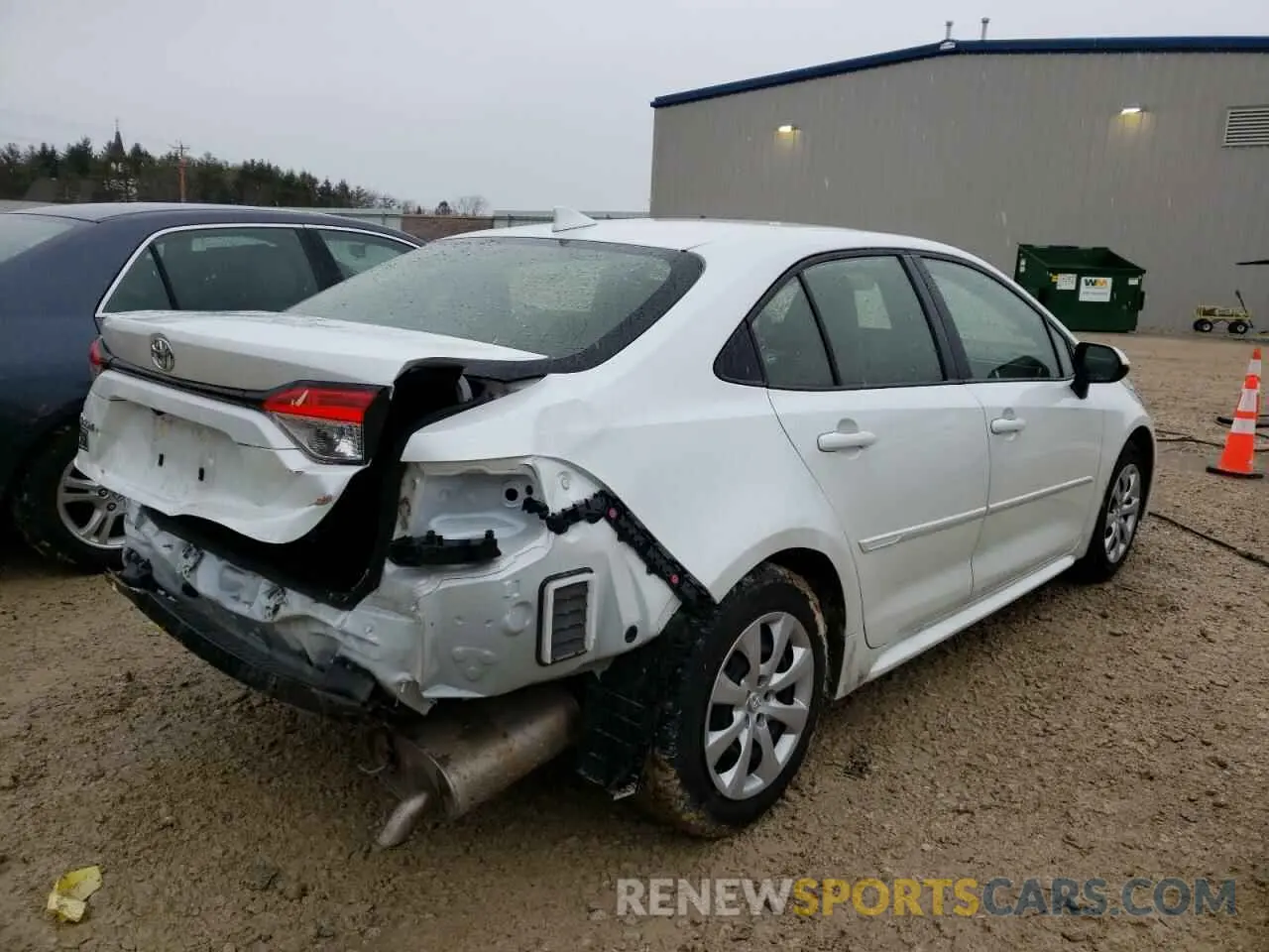3 fotografías del automóvil dañado JTDEPMAE1NJ194428 TOYOTA COROLLA 2022