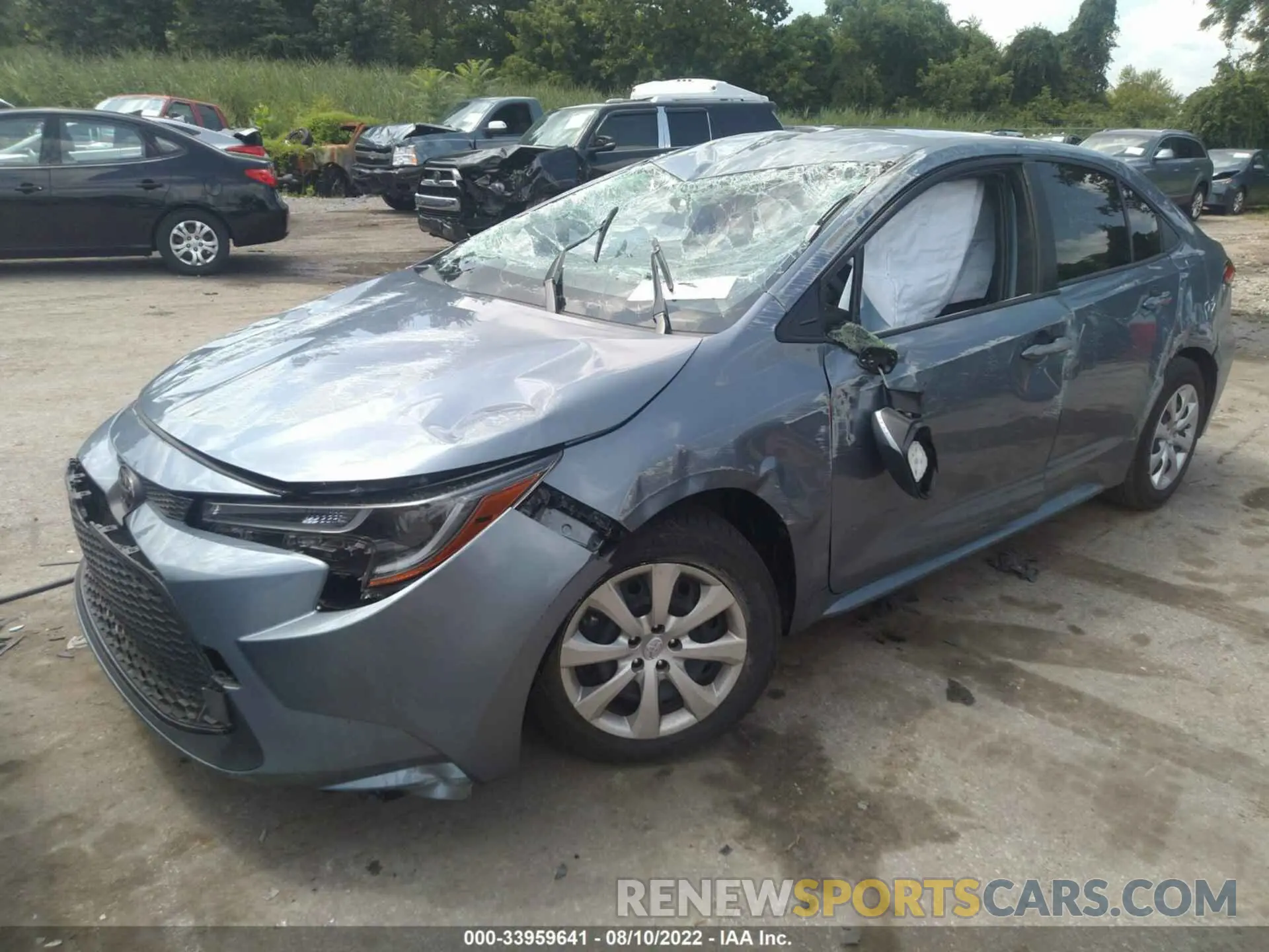 2 fotografías del automóvil dañado JTDEPMAE1NJ210224 TOYOTA COROLLA 2022