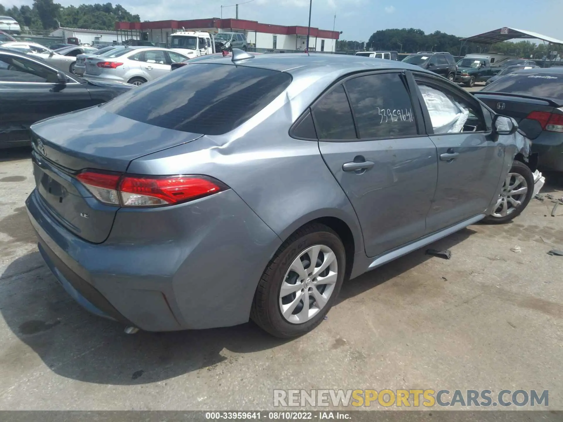 4 fotografías del automóvil dañado JTDEPMAE1NJ210224 TOYOTA COROLLA 2022
