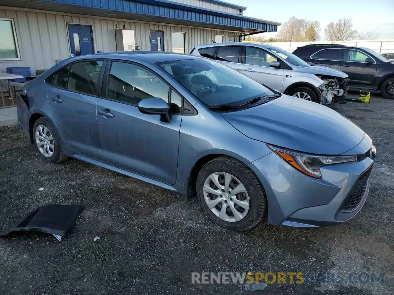 4 fotografías del automóvil dañado JTDEPMAE1NJ217867 TOYOTA COROLLA 2022