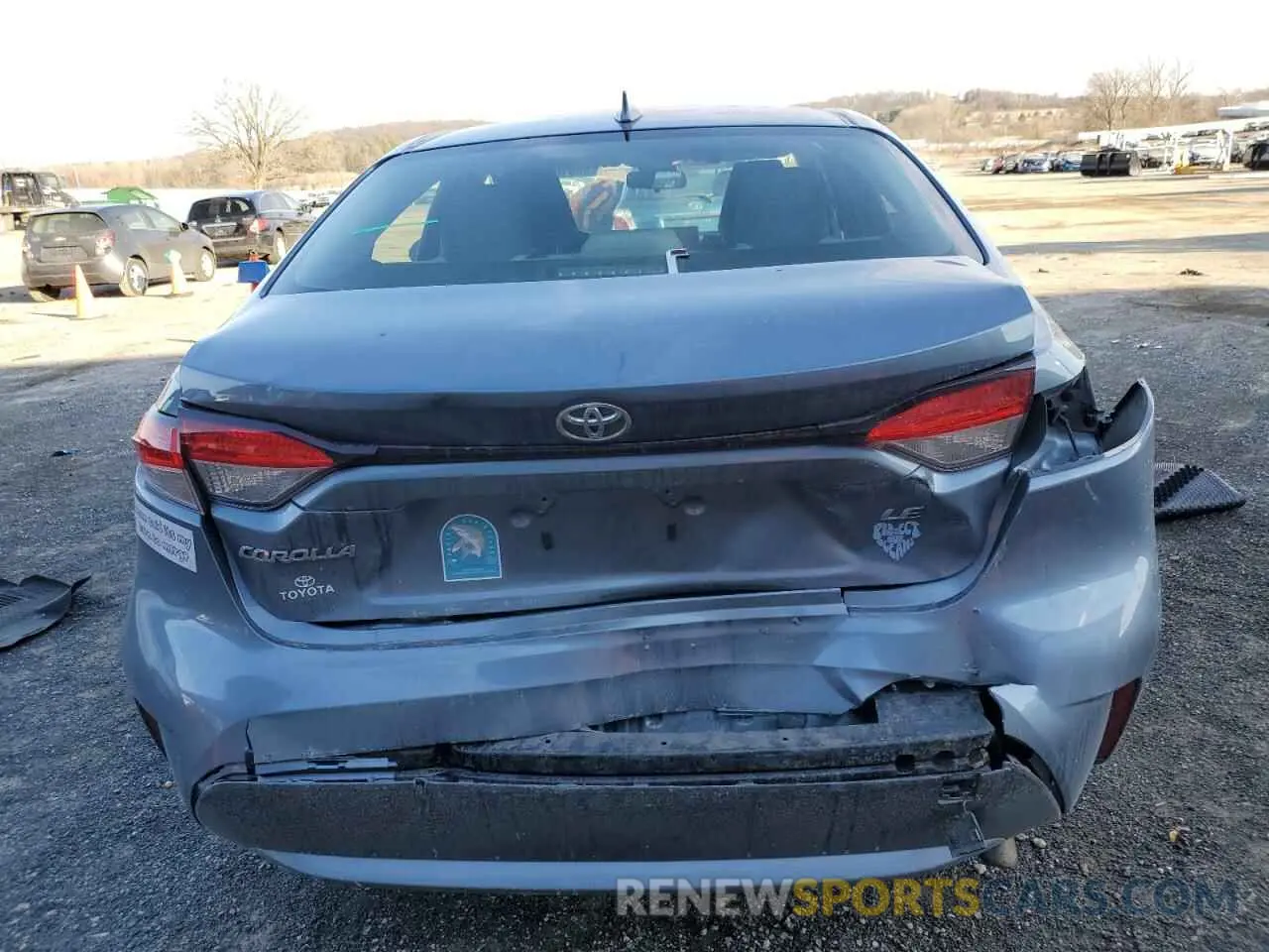 6 fotografías del automóvil dañado JTDEPMAE1NJ217867 TOYOTA COROLLA 2022