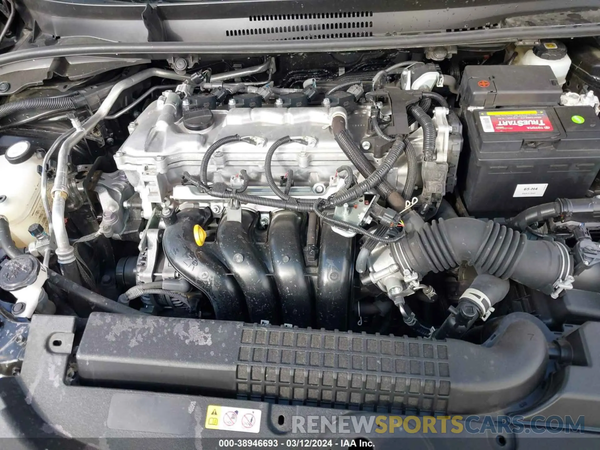 10 fotografías del automóvil dañado JTDEPMAE1NJ217979 TOYOTA COROLLA 2022