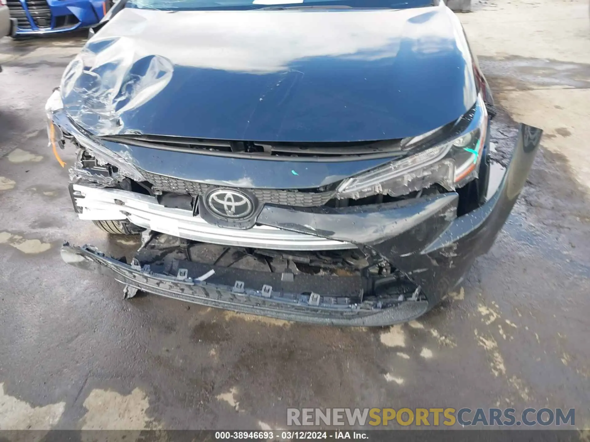 13 fotografías del automóvil dañado JTDEPMAE1NJ217979 TOYOTA COROLLA 2022