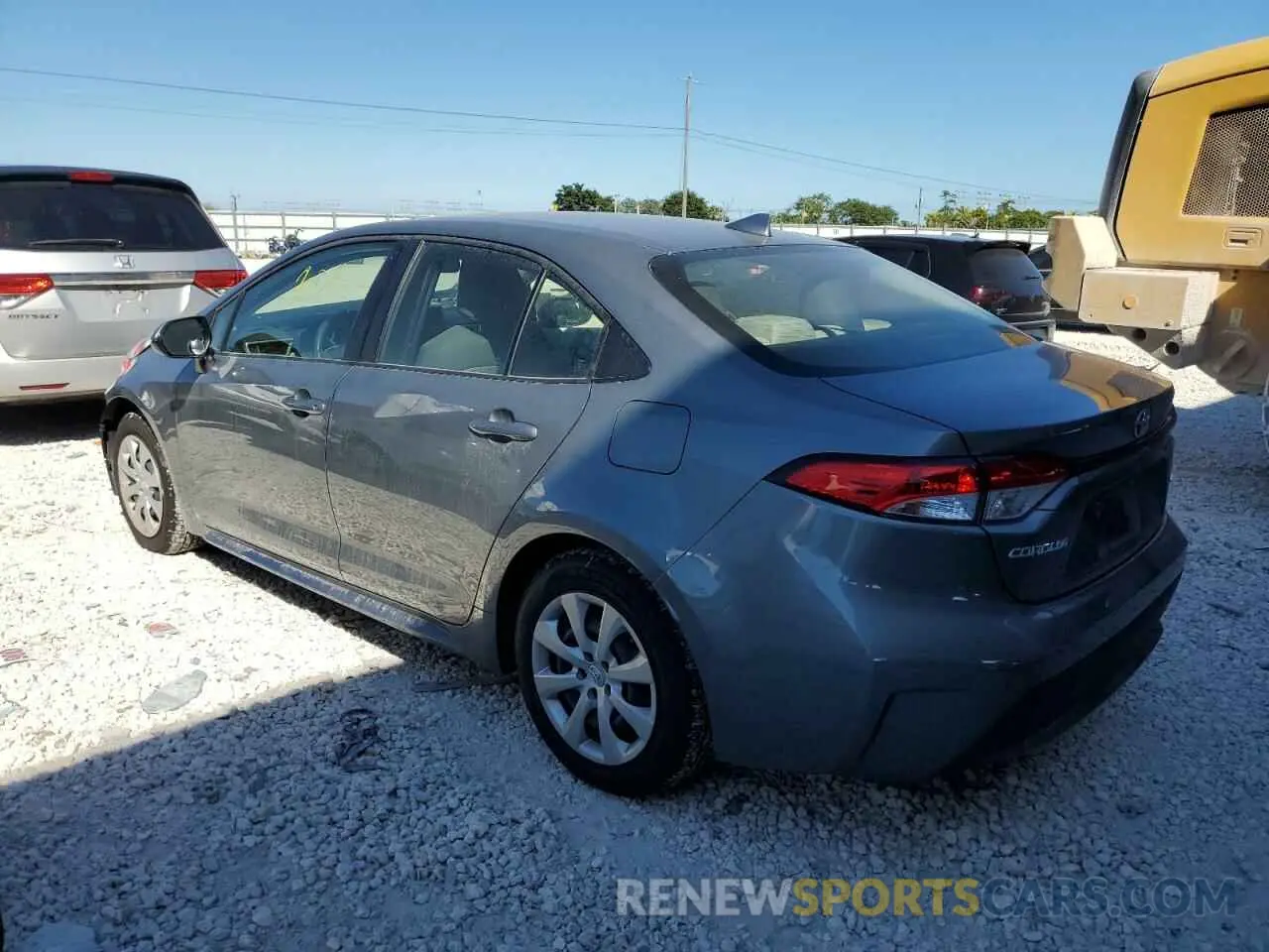 2 fotografías del automóvil dañado JTDEPMAE2N3000154 TOYOTA COROLLA 2022