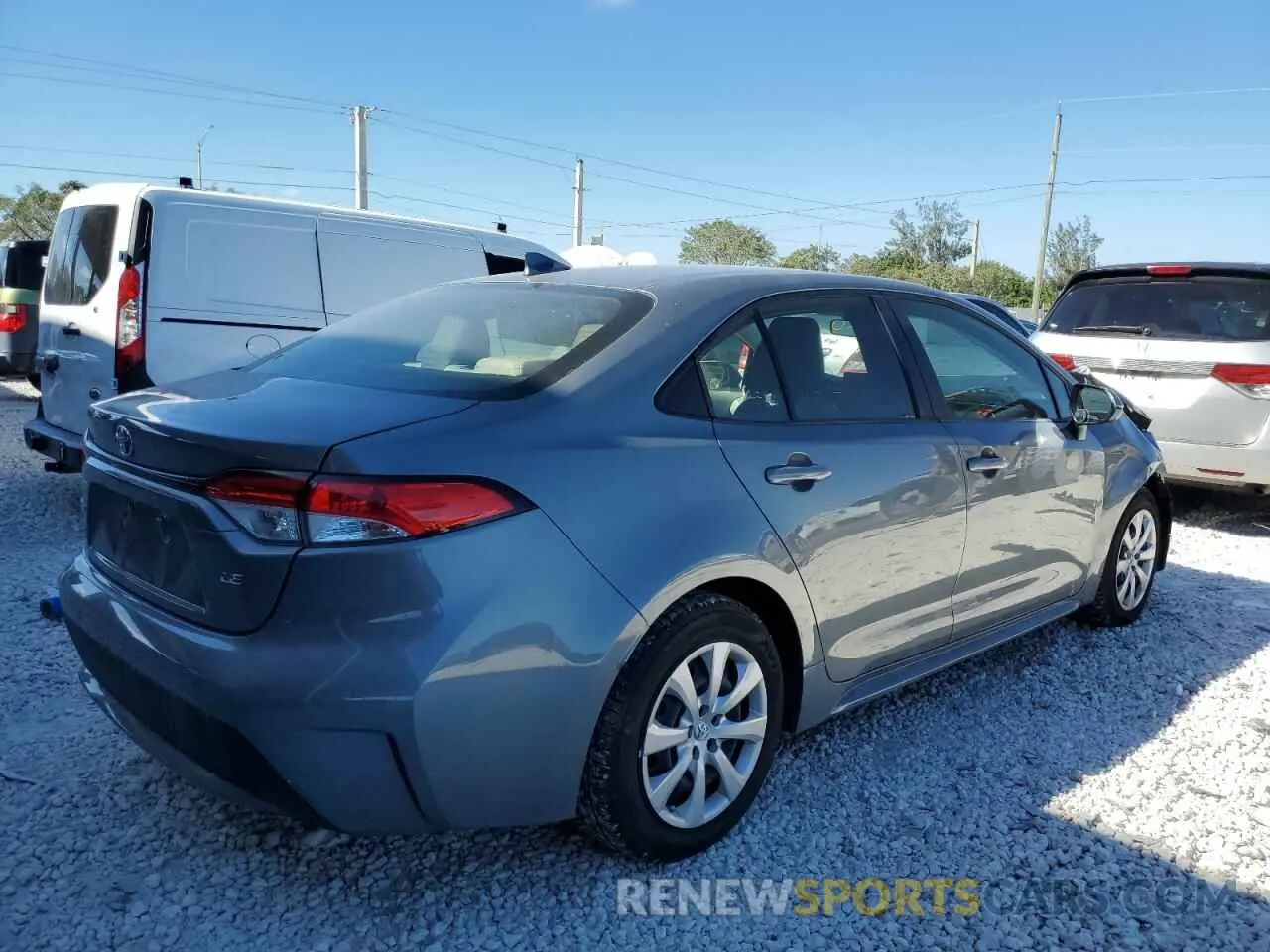 3 fotografías del automóvil dañado JTDEPMAE2N3000154 TOYOTA COROLLA 2022