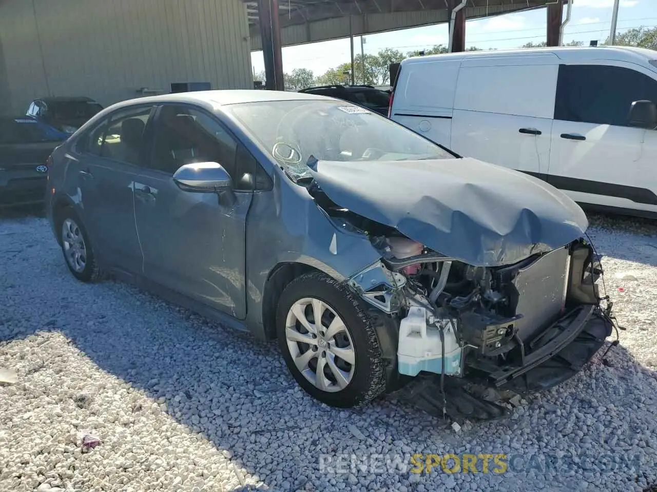 4 fotografías del automóvil dañado JTDEPMAE2N3000154 TOYOTA COROLLA 2022