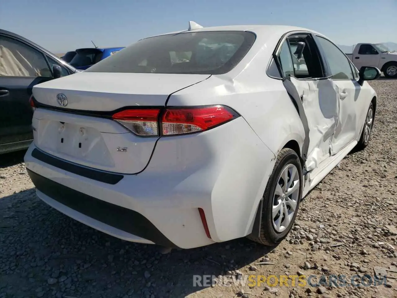4 fotografías del automóvil dañado JTDEPMAE2N3009243 TOYOTA COROLLA 2022