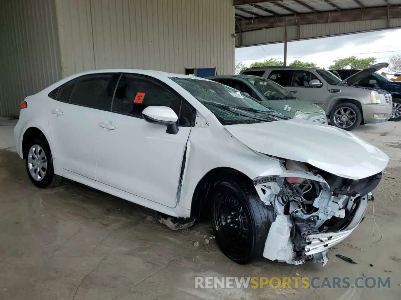 4 fotografías del automóvil dañado JTDEPMAE2N3015785 TOYOTA COROLLA 2022