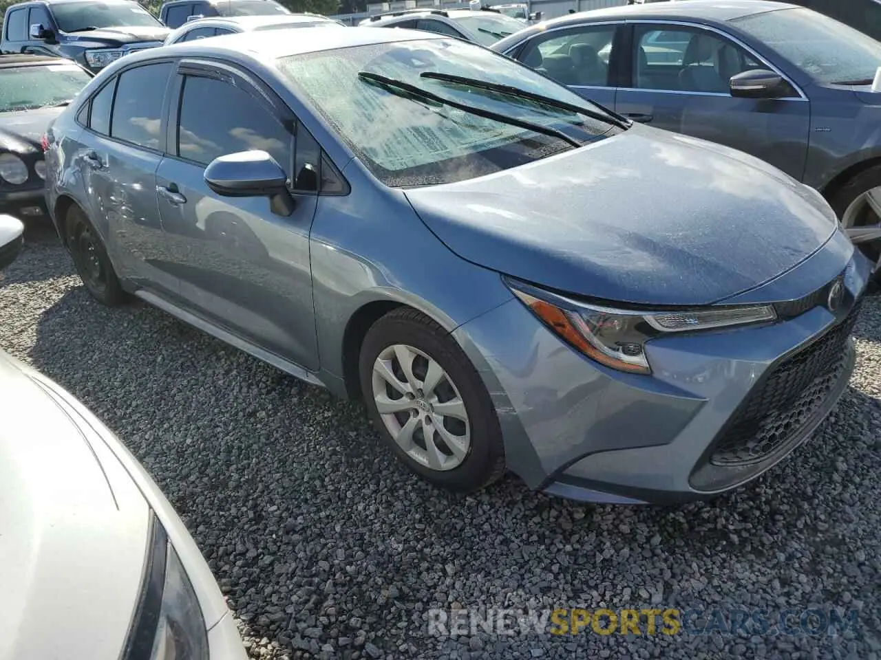 4 fotografías del automóvil dañado JTDEPMAE2N3024339 TOYOTA COROLLA 2022