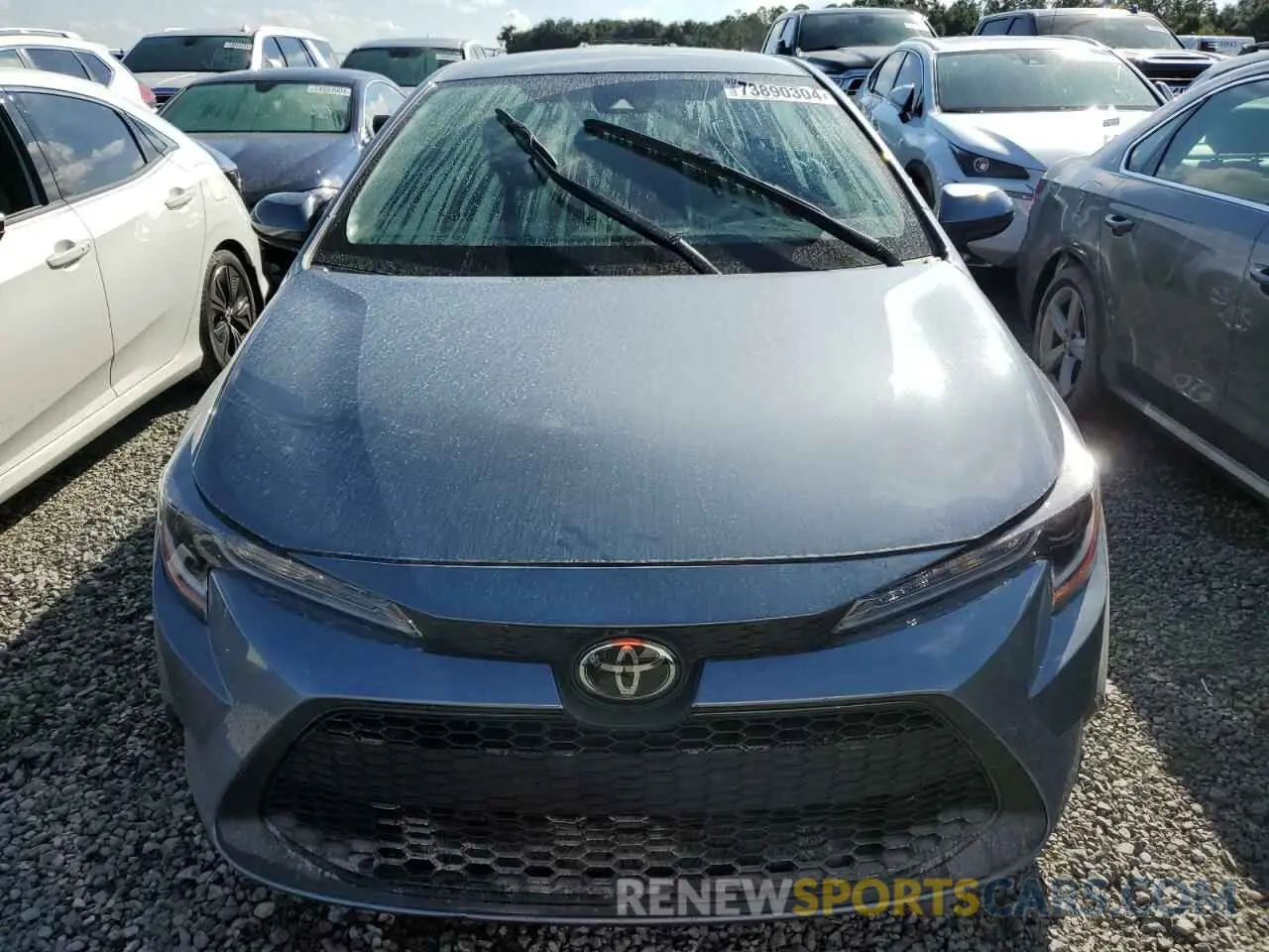 5 fotografías del automóvil dañado JTDEPMAE2N3024339 TOYOTA COROLLA 2022