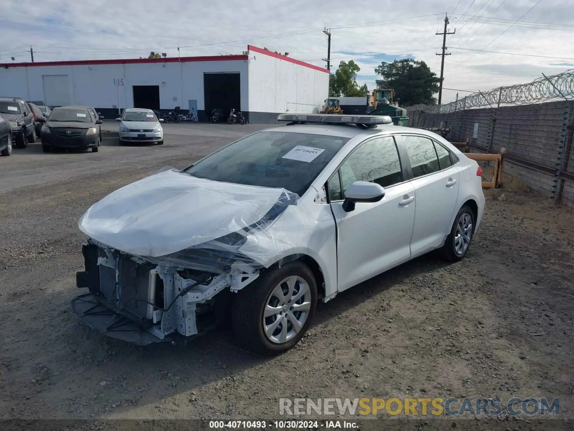 2 fotografías del automóvil dañado JTDEPMAE2N3026737 TOYOTA COROLLA 2022