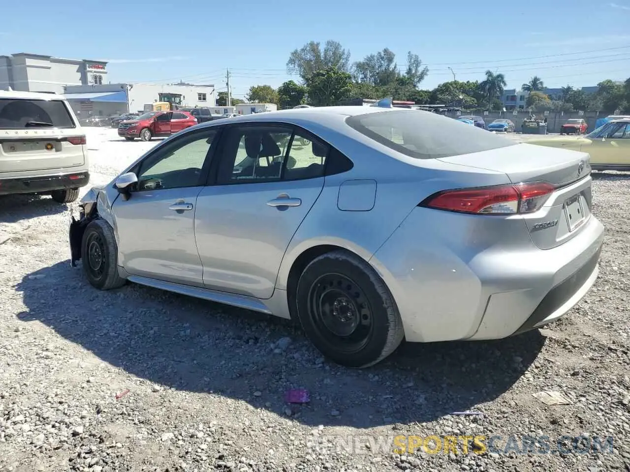 2 fotografías del automóvil dañado JTDEPMAE2N3030819 TOYOTA COROLLA 2022