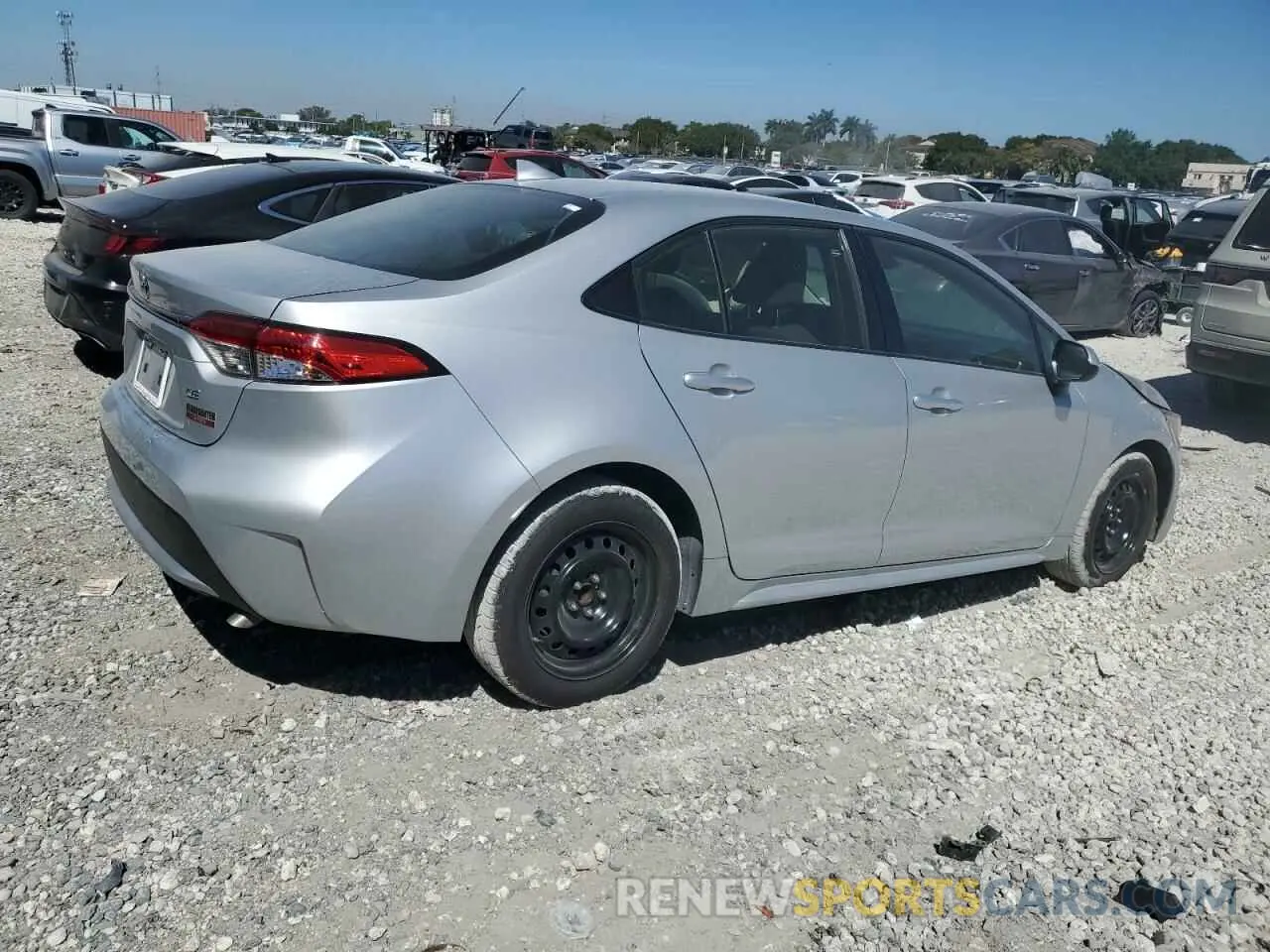 3 fotografías del automóvil dañado JTDEPMAE2N3030819 TOYOTA COROLLA 2022