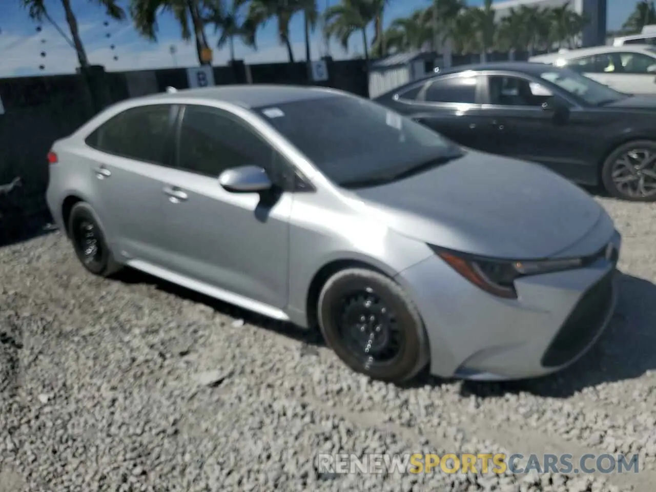 4 fotografías del automóvil dañado JTDEPMAE2N3030819 TOYOTA COROLLA 2022