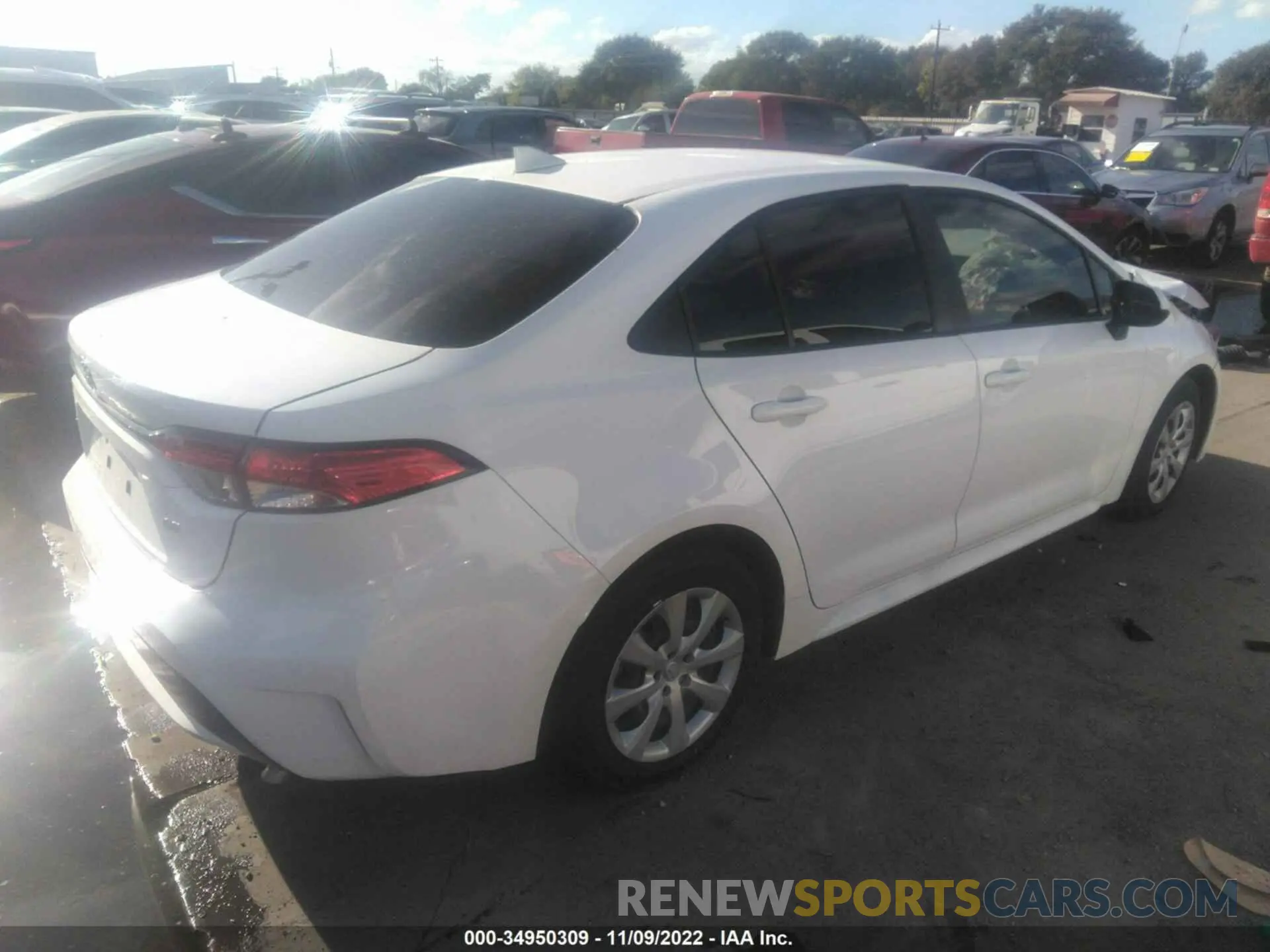 4 fotografías del automóvil dañado JTDEPMAE2NJ191392 TOYOTA COROLLA 2022