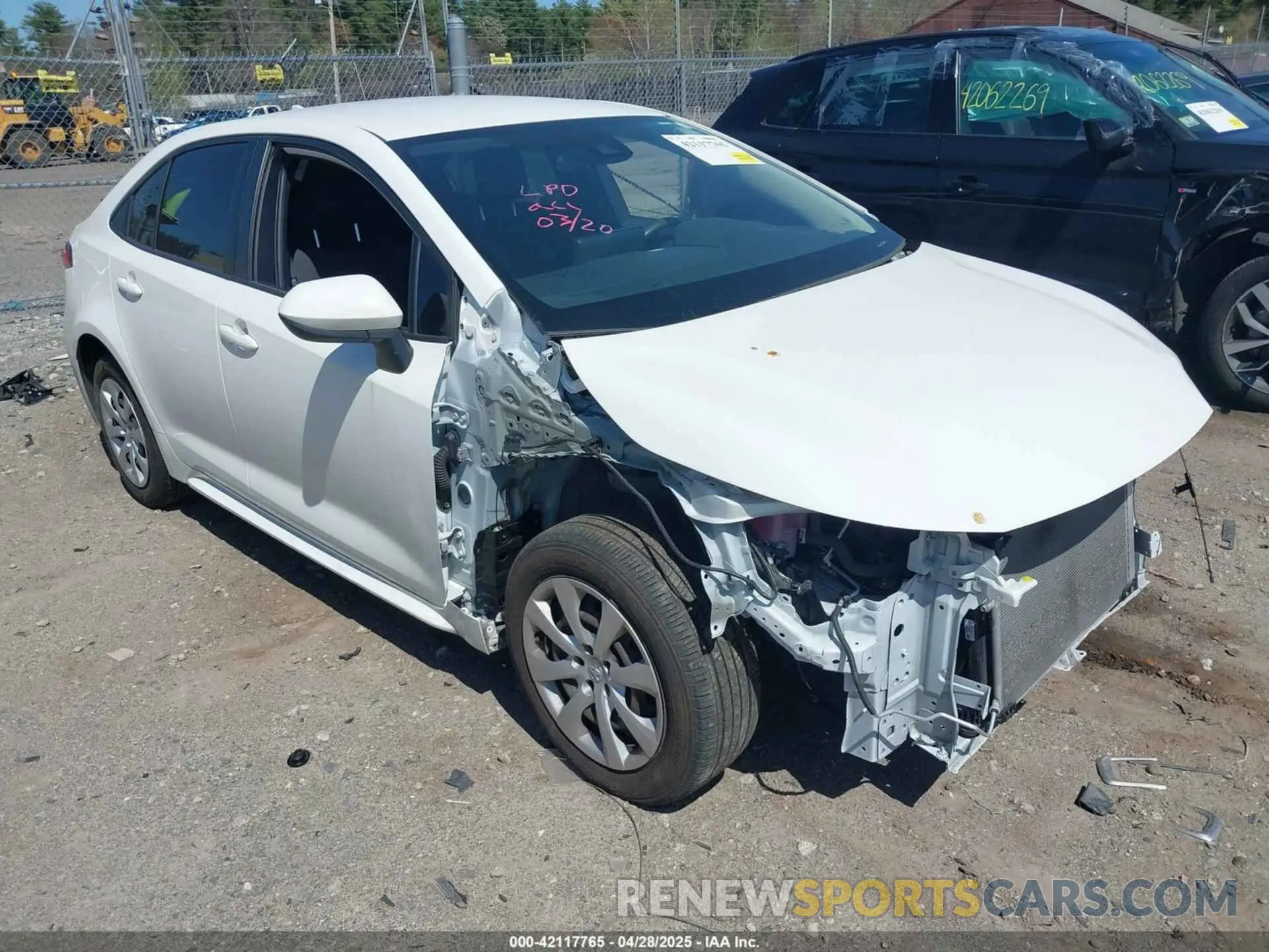 1 fotografías del automóvil dañado JTDEPMAE2NJ209132 TOYOTA COROLLA 2022