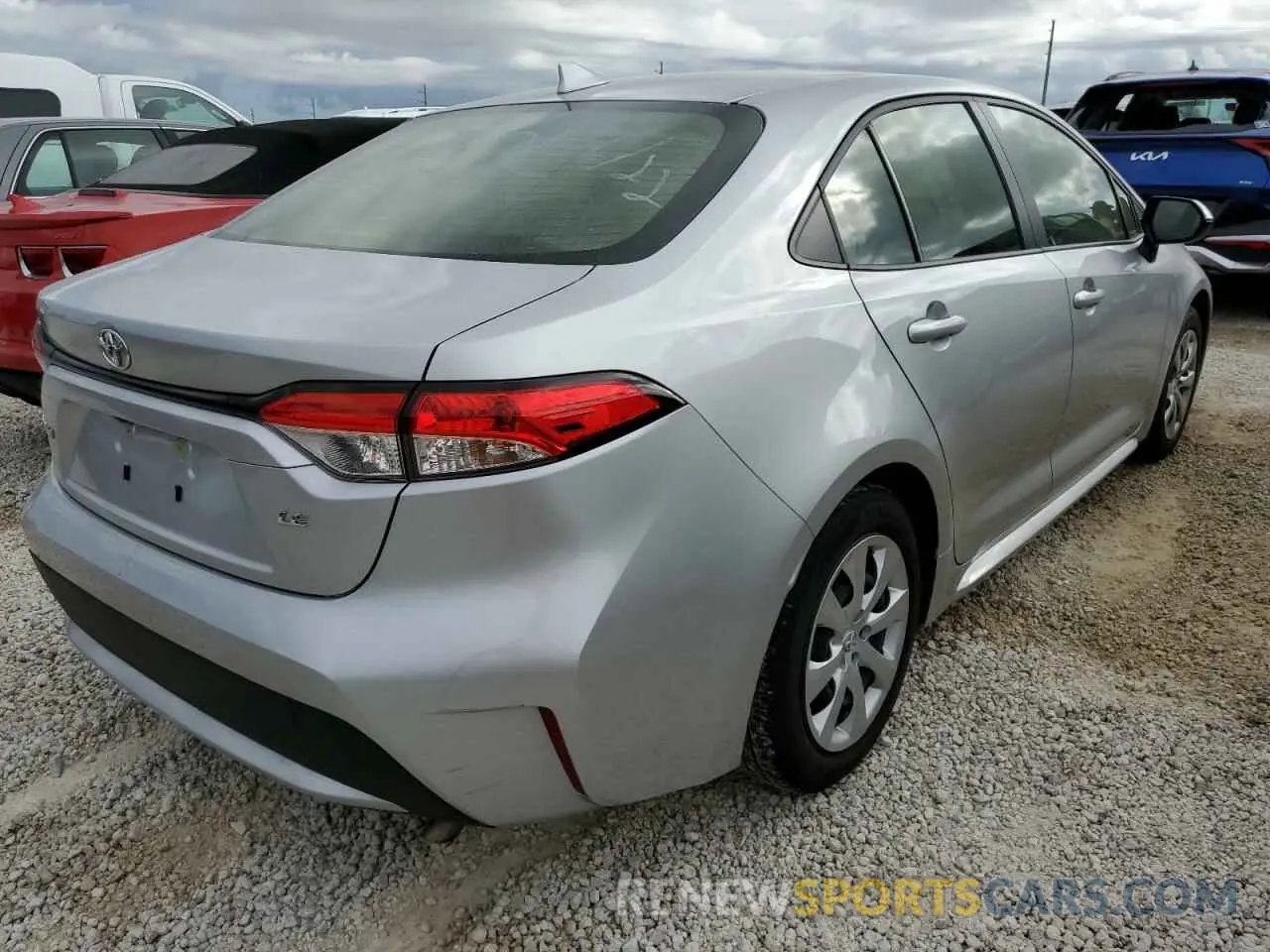 4 fotografías del automóvil dañado JTDEPMAE2NJ214248 TOYOTA COROLLA 2022