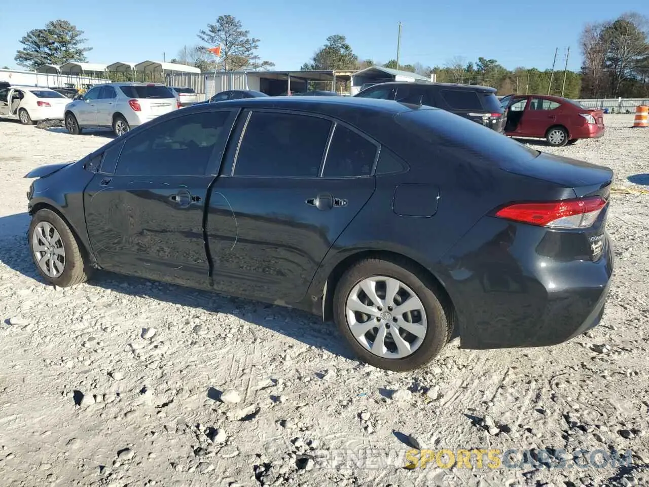 2 fotografías del automóvil dañado JTDEPMAE2NJ215464 TOYOTA COROLLA 2022