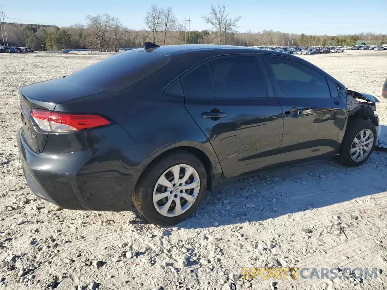 3 fotografías del automóvil dañado JTDEPMAE2NJ215464 TOYOTA COROLLA 2022