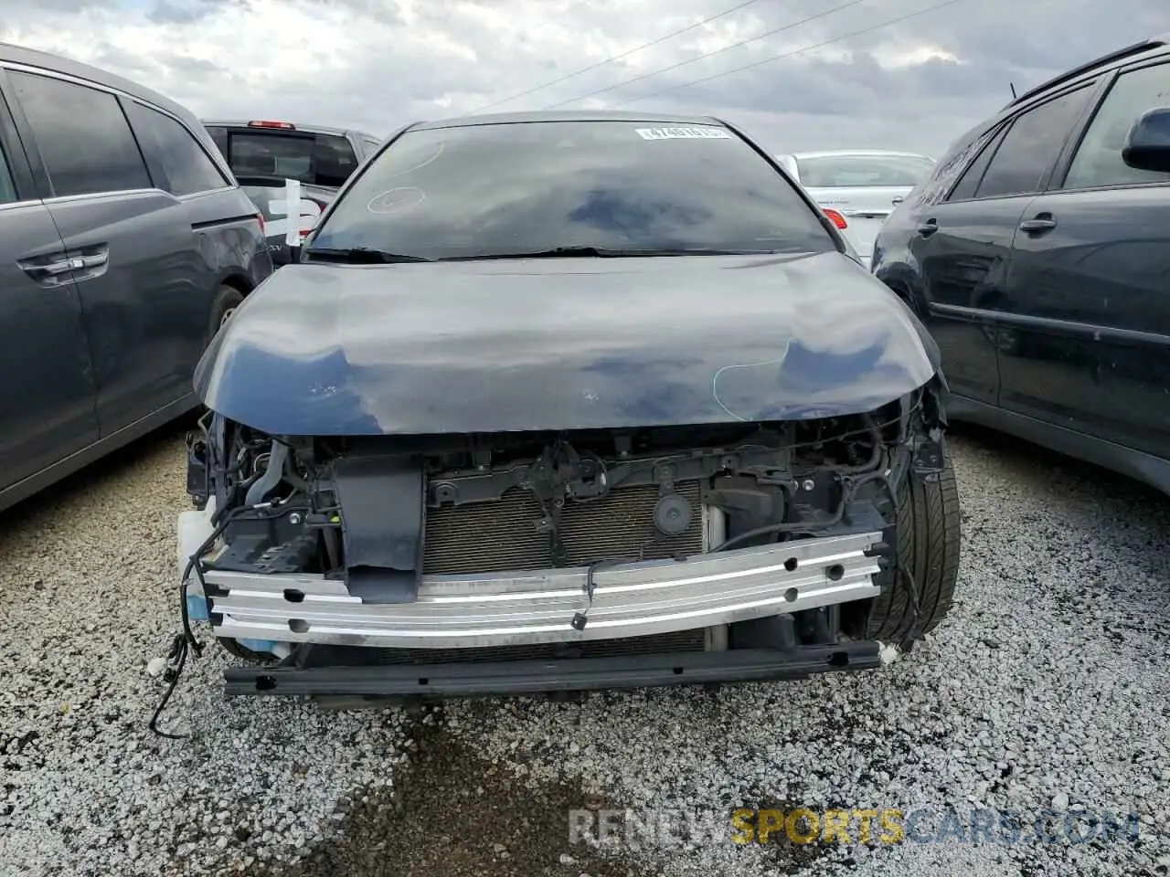 5 fotografías del automóvil dañado JTDEPMAE2NJ215464 TOYOTA COROLLA 2022