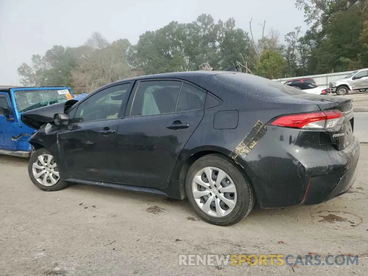 2 fotografías del automóvil dañado JTDEPMAE2NJ226478 TOYOTA COROLLA 2022
