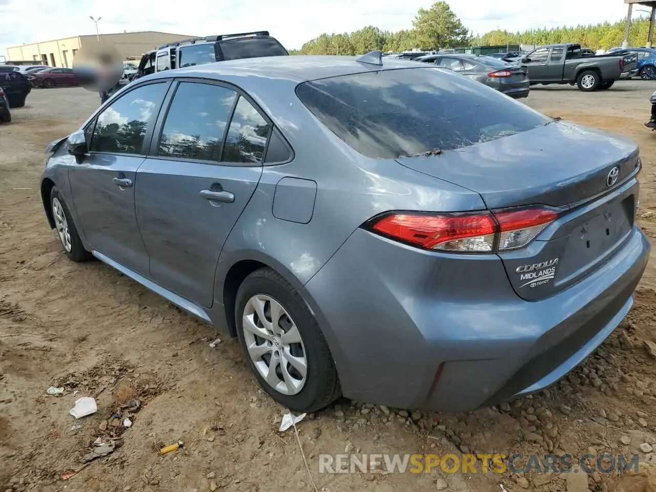 2 fotografías del automóvil dañado JTDEPMAE3N3010739 TOYOTA COROLLA 2022