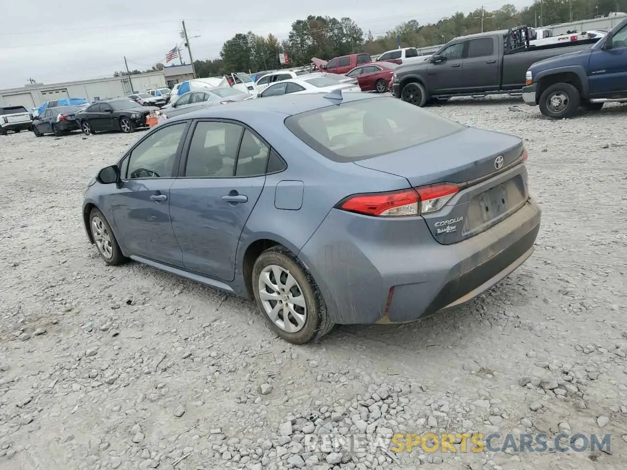 2 fotografías del automóvil dañado JTDEPMAE3N3012197 TOYOTA COROLLA 2022