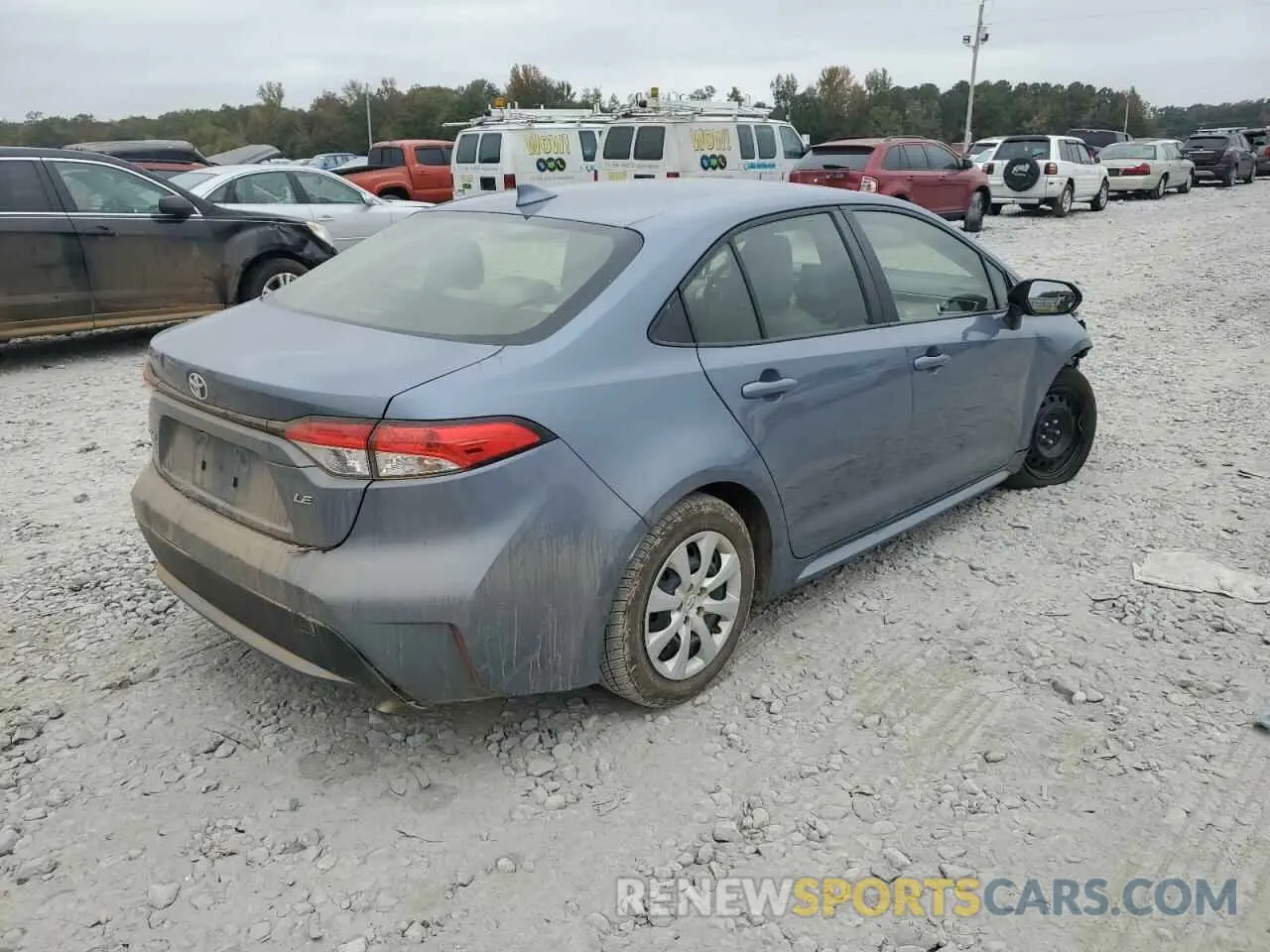 3 fotografías del automóvil dañado JTDEPMAE3N3012197 TOYOTA COROLLA 2022