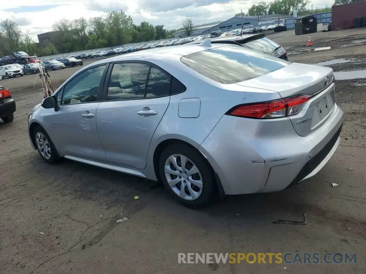 2 fotografías del automóvil dañado JTDEPMAE3N3030263 TOYOTA COROLLA 2022