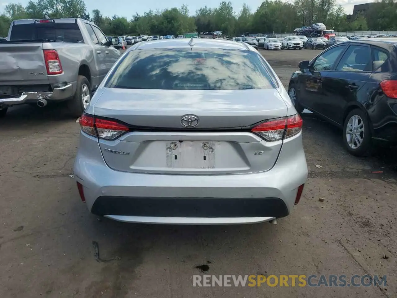6 fotografías del automóvil dañado JTDEPMAE3N3030263 TOYOTA COROLLA 2022