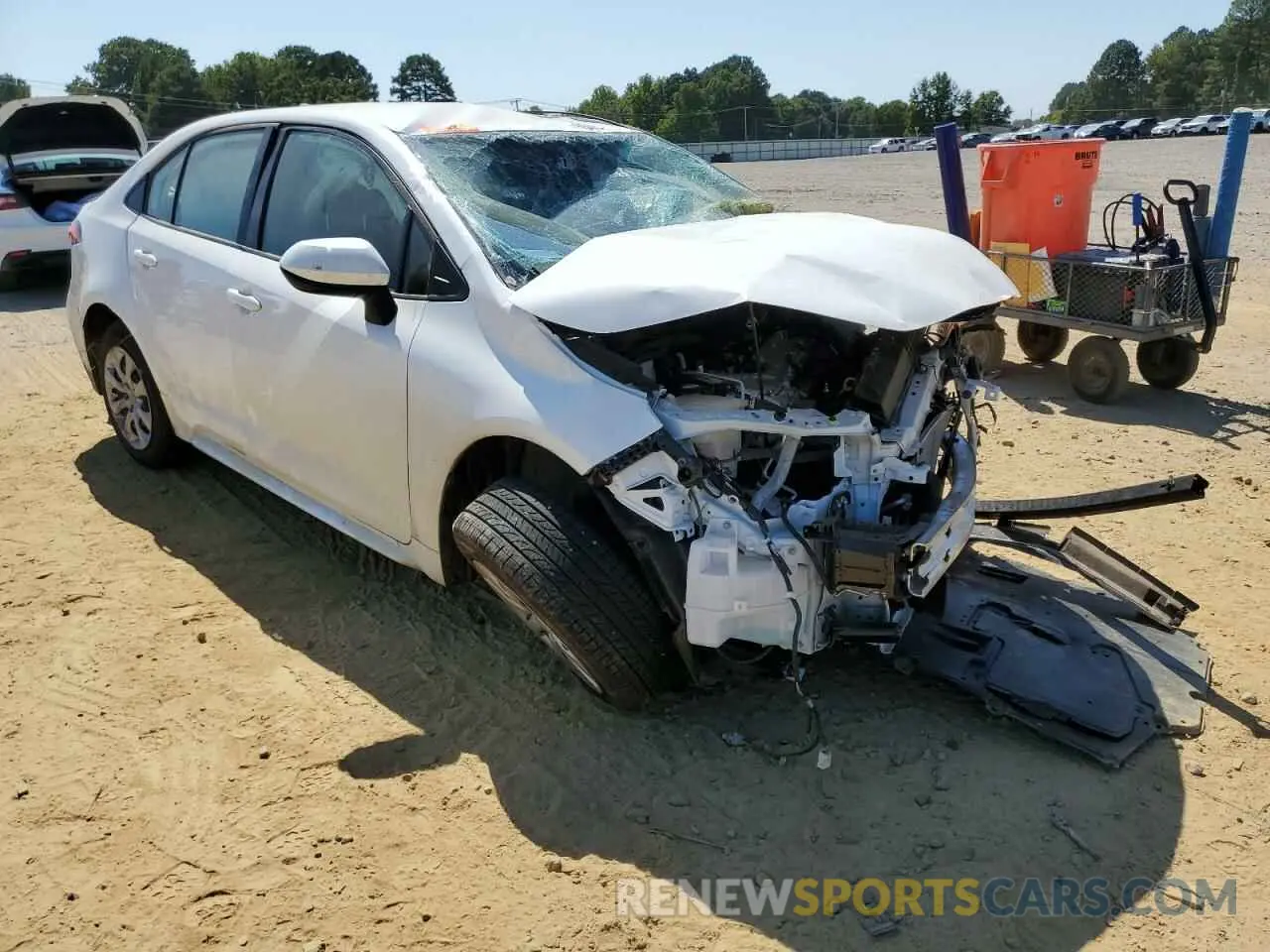 1 fotografías del automóvil dañado JTDEPMAE3NJ199324 TOYOTA COROLLA 2022
