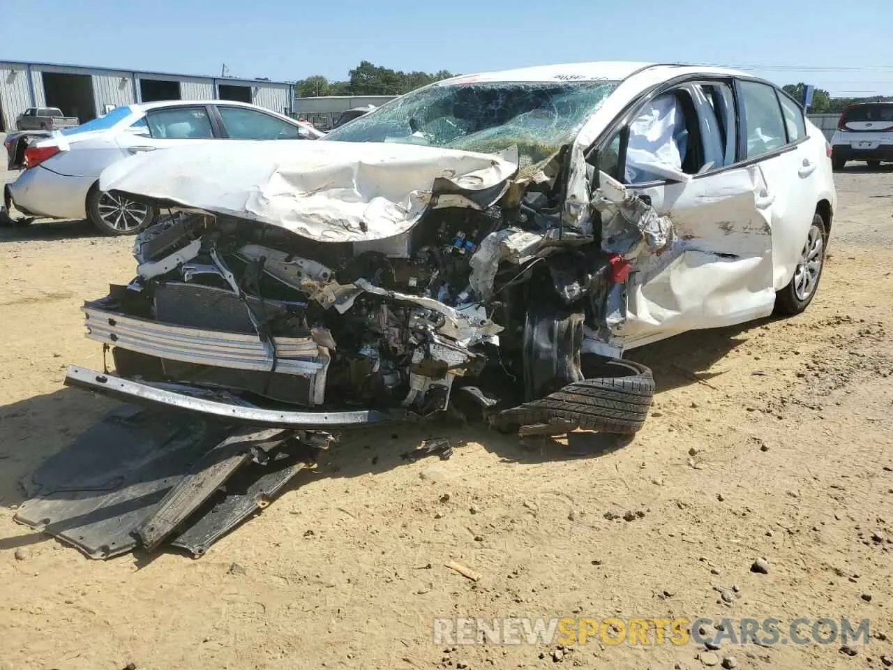2 fotografías del automóvil dañado JTDEPMAE3NJ199324 TOYOTA COROLLA 2022