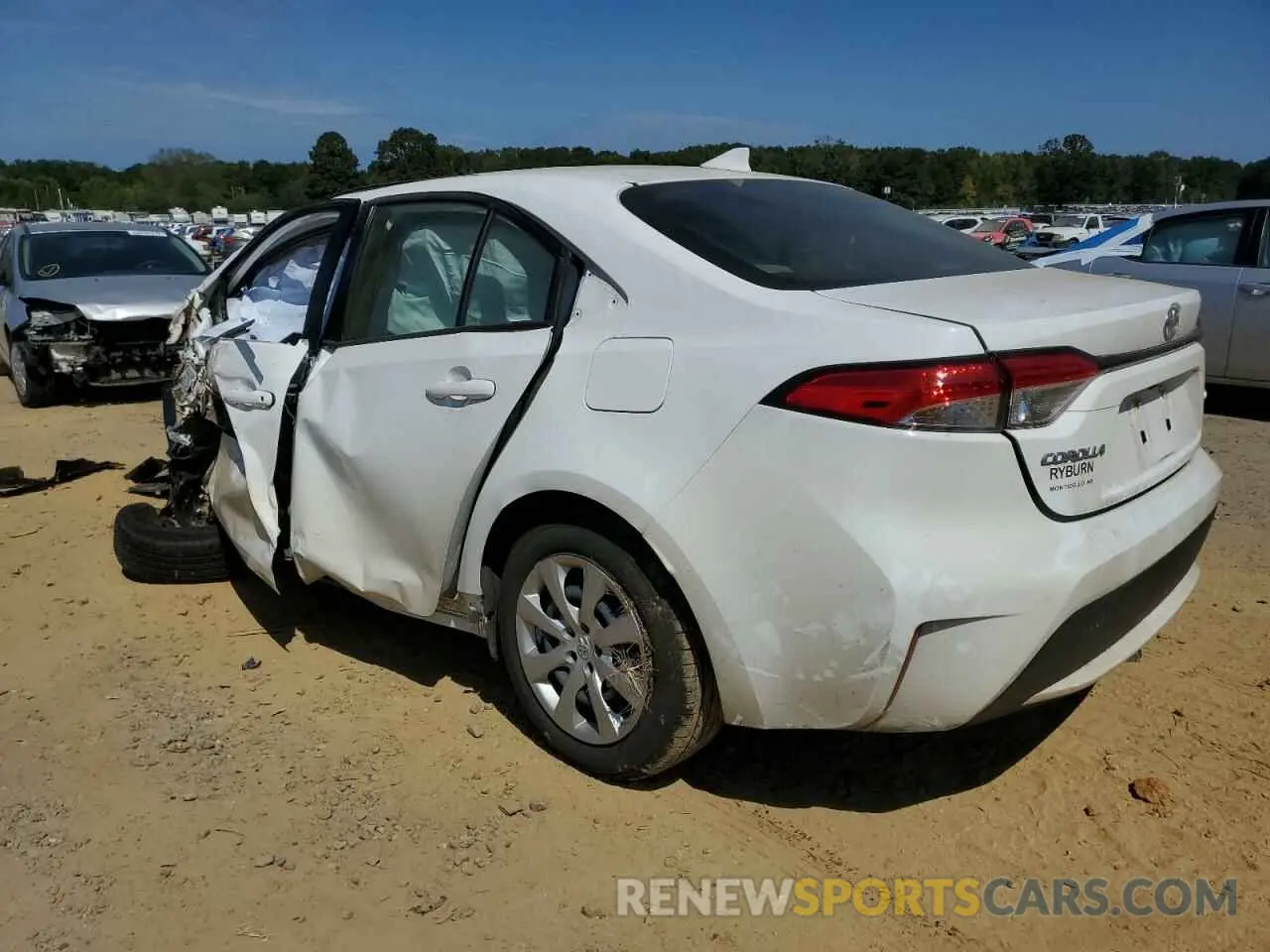 3 fotografías del automóvil dañado JTDEPMAE3NJ199324 TOYOTA COROLLA 2022